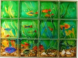 Aneta Mistelska kolorowe rybki luksfery