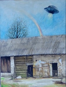 Katarzyna Grabka Ufo nad stodołą